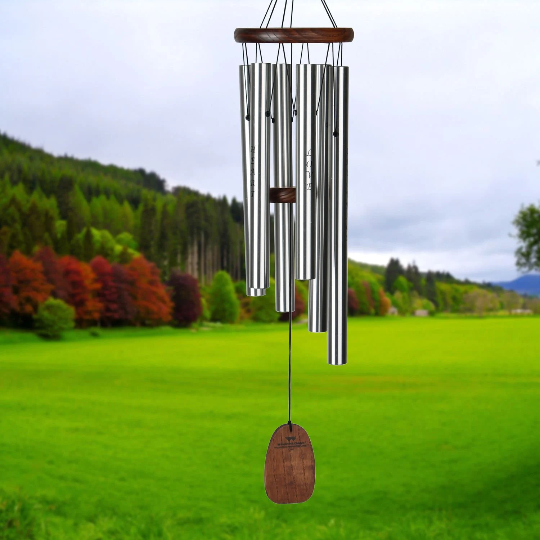 25" Affirmation - Love Wind Chime by Woodstock | Engraved Wedding Gifts | #A55