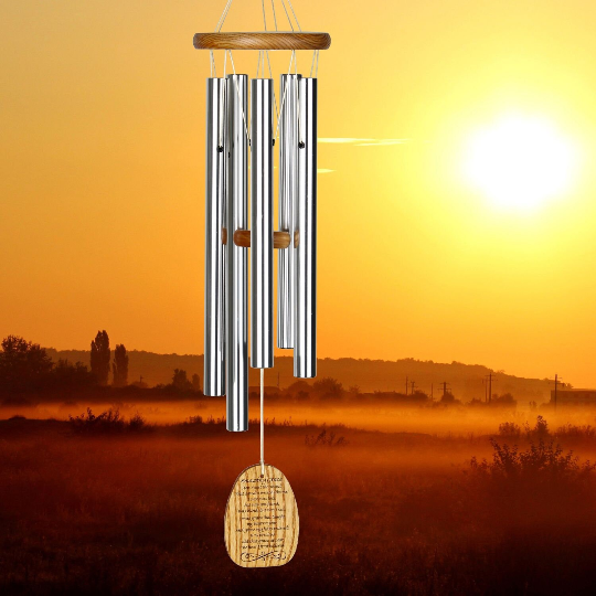 22" Amazing Grace Reflections Wind Chime by Woodstock | Engraved Wind Chimes