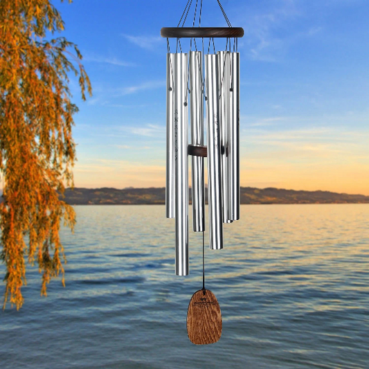 25" Amazing Grace Affirmation Wind Chime by Woodstock | Indoor/Outdoor Wind Chimes | Personalized Wind Chimes | Housewarming Gifts
