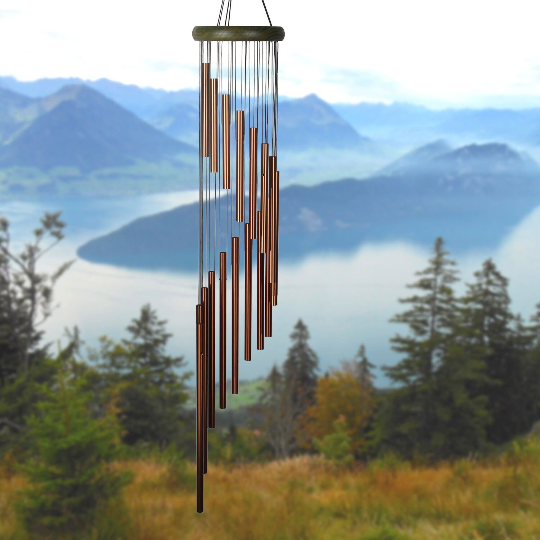 31" Habitats Rainfall Wind Chime by Woodstock | Cascading Wind Chimes | Housewarming Gifts | Gifts for Grandma | Outdoor Wind Chimes