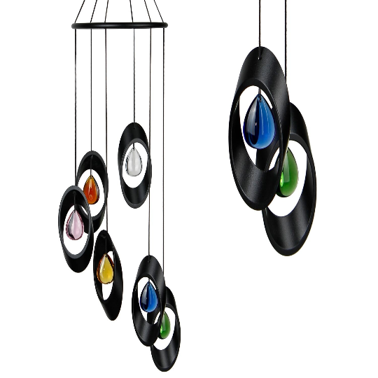 28" Eclipse Bellissimo Bells Wind Chime by Woodstock | Indoor/Outdoor Wind Chimes | Patio Wind Chimes | Gifts for Mom | Housewarming Gifts