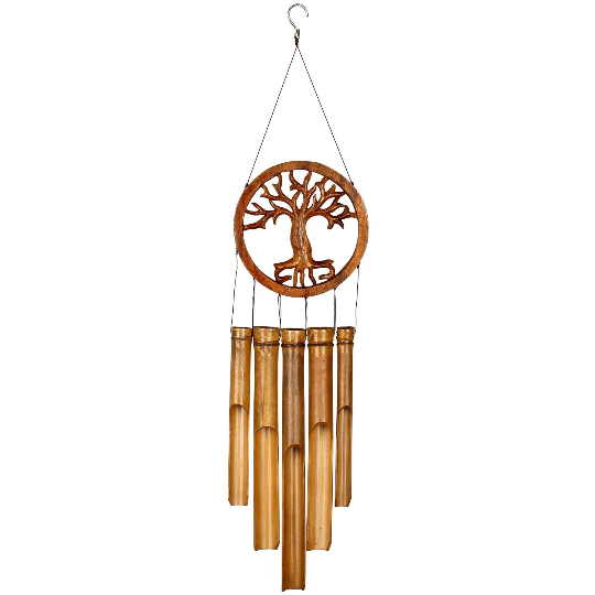 26" Tree of Life Bamboo Wind Chime by Woodstock | Outdoor Patio Chimes | New Home Gifts | #A63