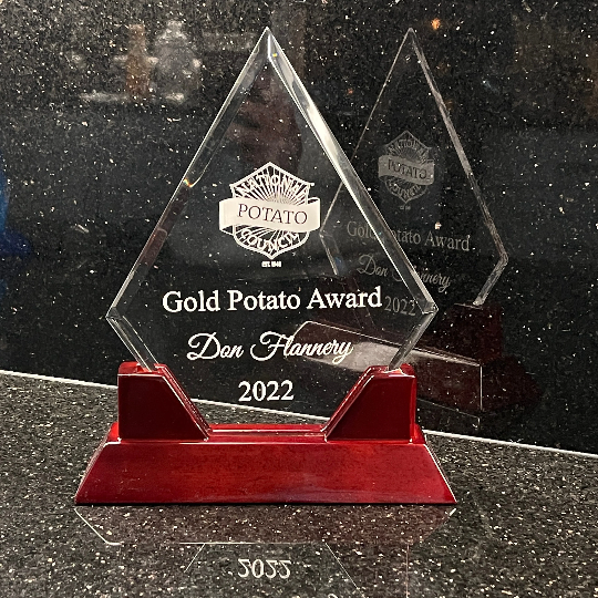 Personalized Diamond Acrylic Award with Rosewood Base | Accomplishment & Achievement Trophies | Business Office Awards | Engraving Included