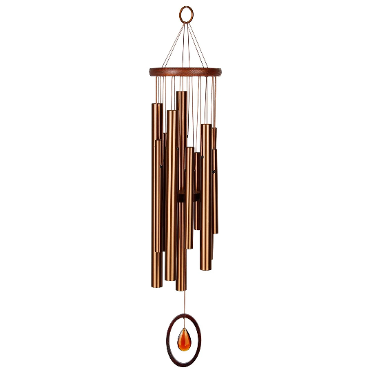 27" Chimes of Crystal Silence Bronze by Woodstock | Indoor/Outdoor Wind Chimes | Housewarming Gifts | Gifts for Her | Gifts for Grandma