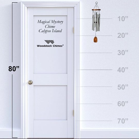 24" Calypso Island Magical Mystery Wind Chime by Woodstock | Musically Tuned Chimes | Custom Wind Chimes | Personalized Gifts