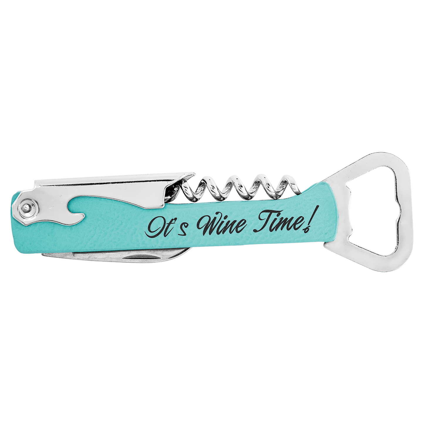 Custom Engraved Corkscrew Wine Bottle Opener | Groomsmen Gifts | Bridesmaid Gifts