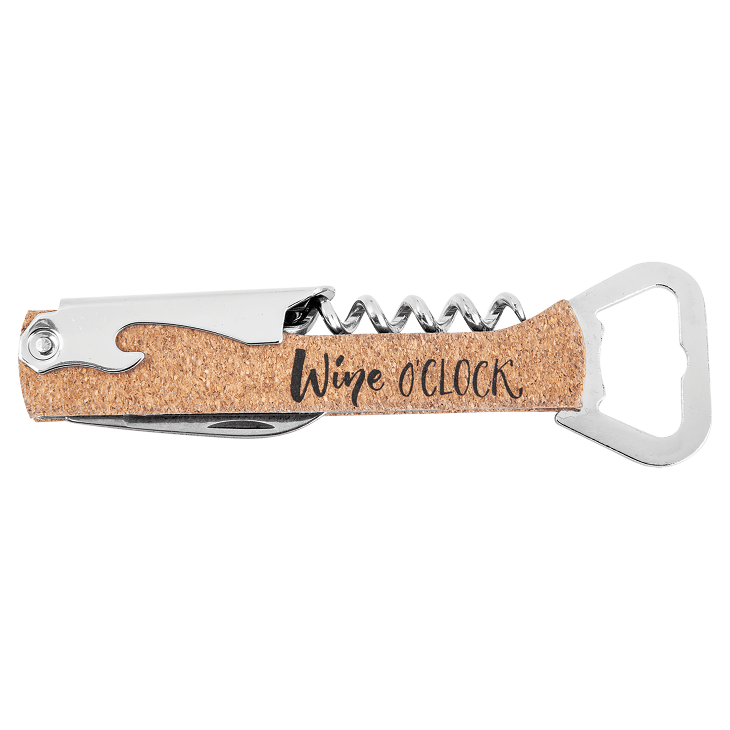 Custom Engraved Corkscrew Wine Bottle Opener | Groomsmen Gifts | Bridesmaid Gifts