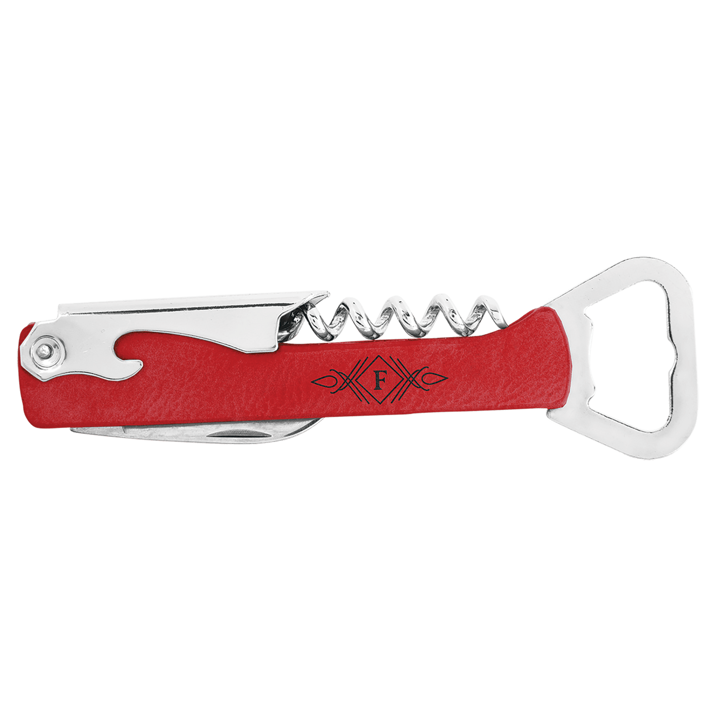 Custom Engraved Corkscrew Wine Bottle Opener | Groomsmen Gifts | Bridesmaid Gifts