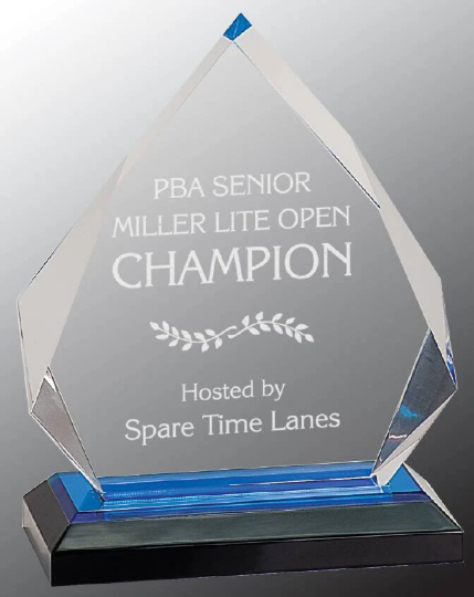 Custom Diamond Impress Acrylic Award | Engraving Included | Accomplishment Gifts