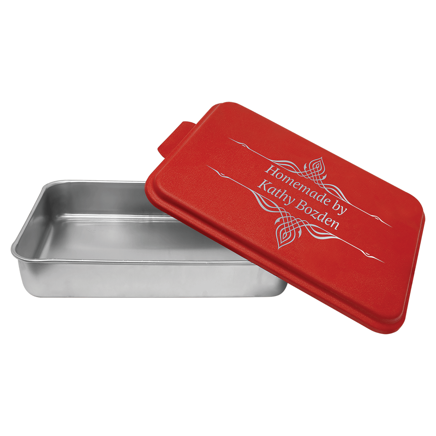 Custom Engraved Cake Pan with Lid | Baker's Gifts | Mother's Day Gifts | Gifts for Mom