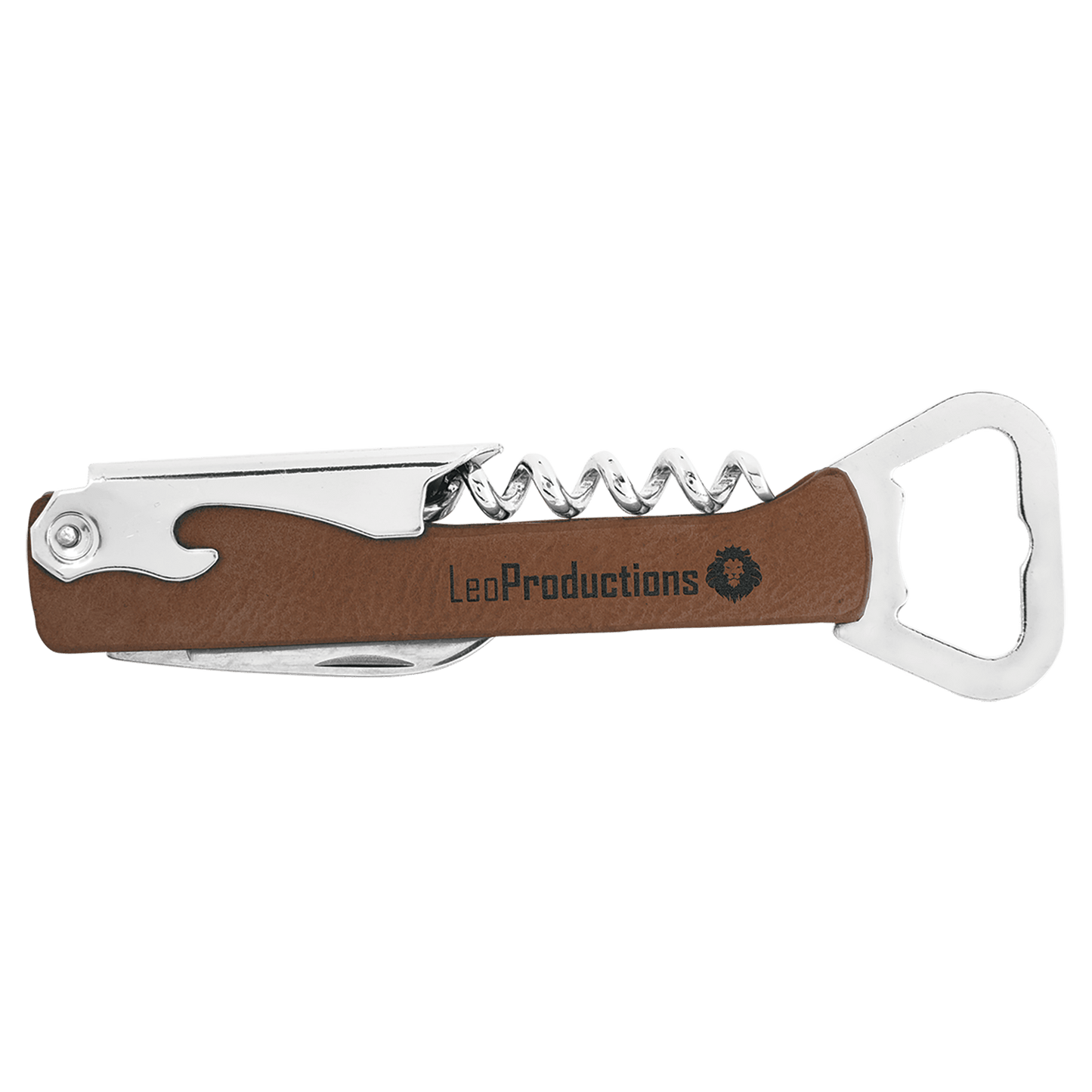 Custom Engraved Corkscrew Wine Bottle Opener | Groomsmen Gifts | Bridesmaid Gifts