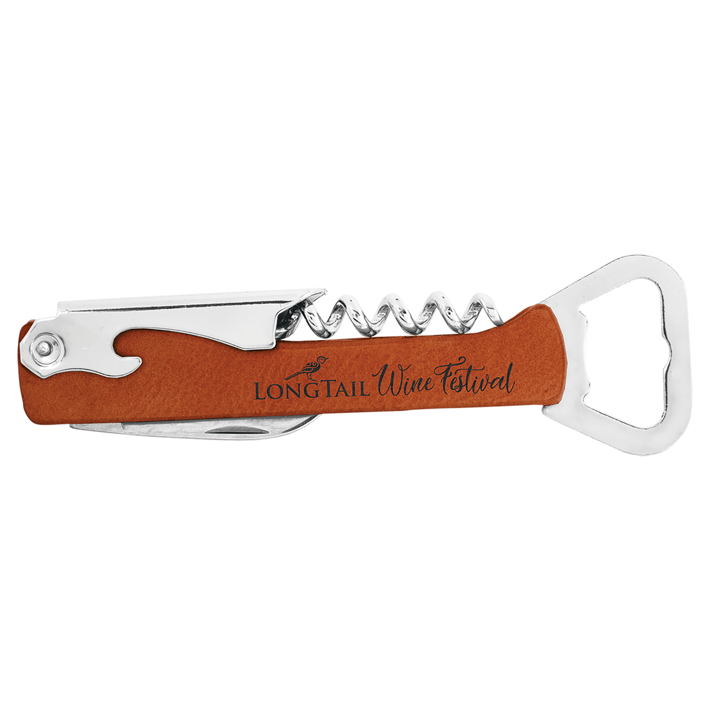 Custom Engraved Corkscrew Wine Bottle Opener | Groomsmen Gifts | Bridesmaid Gifts