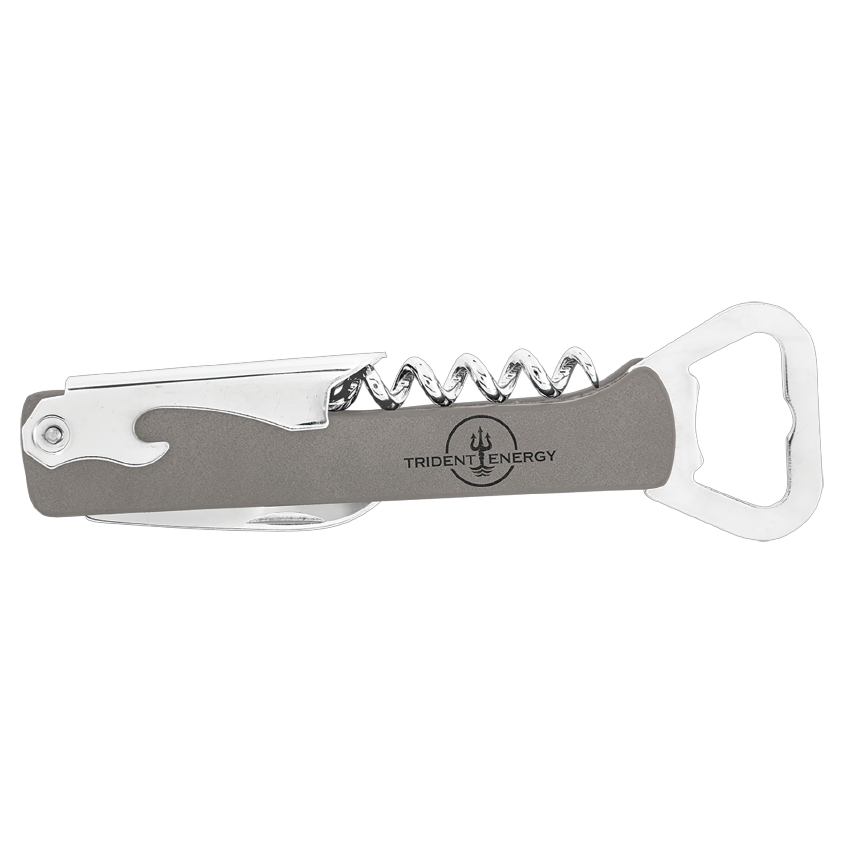 Custom Engraved Corkscrew Wine Bottle Opener | Groomsmen Gifts | Bridesmaid Gifts