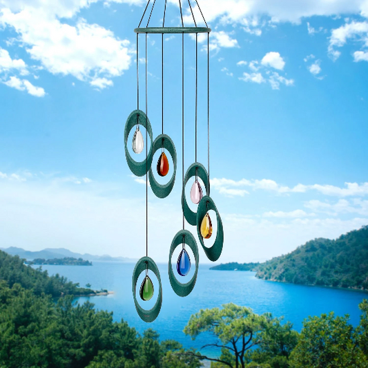 28" Olive Bellissimo Bells Wind Chime by Woodstock | Patio Chimes | Garden Chimes | Gifts for Her | #A75