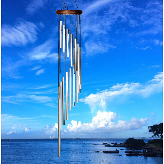 31" Habitats Rainfall Wind Chime by Woodstock | Cascading Wind Chimes | Housewarming Gifts | Gifts for Grandma | Outdoor Wind Chimes