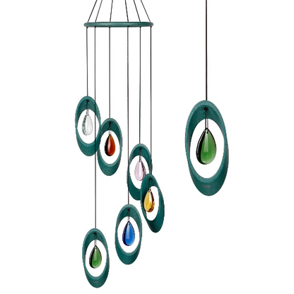 28" Olive Bellissimo Bells Wind Chime by Woodstock | Indoor/Outdoor Wind Chimes | Patio Wind Chimes | Gifts for Mom | Housewarming Gifts