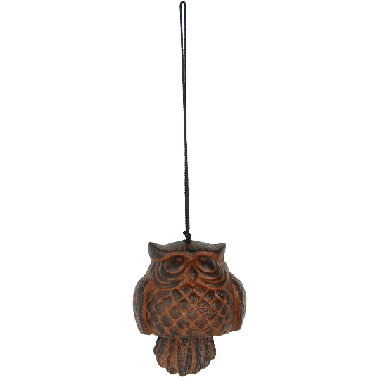 11" Habitats Owl Windbell by Woodstock | #A3