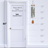 39" Butterfly's Farewell Magical Mystery Wind Chime by Woodstock | Musically Tuned Chimes | Custom Wind Chimes | Personalized Gifts