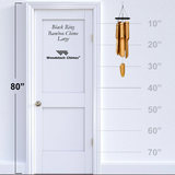 37" Color Ring Bamboo Wind Chime by Woodstock - Multiple Colors Available | Patio Bamboo Chimes | #A90