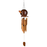 34" Gooney Bamboo Gertyl Turtle Wind Chime by Woodstock | Patio Bamboo Chimes | #A79
