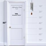 25" Affirmation - Love Wind Chime by Woodstock | Engraved Wedding Gifts | #A55