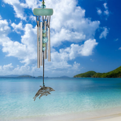 10" Chime Fantasy - Dolphin by Woodstock | Secret Santa Gifts | Window Chimes | #A94