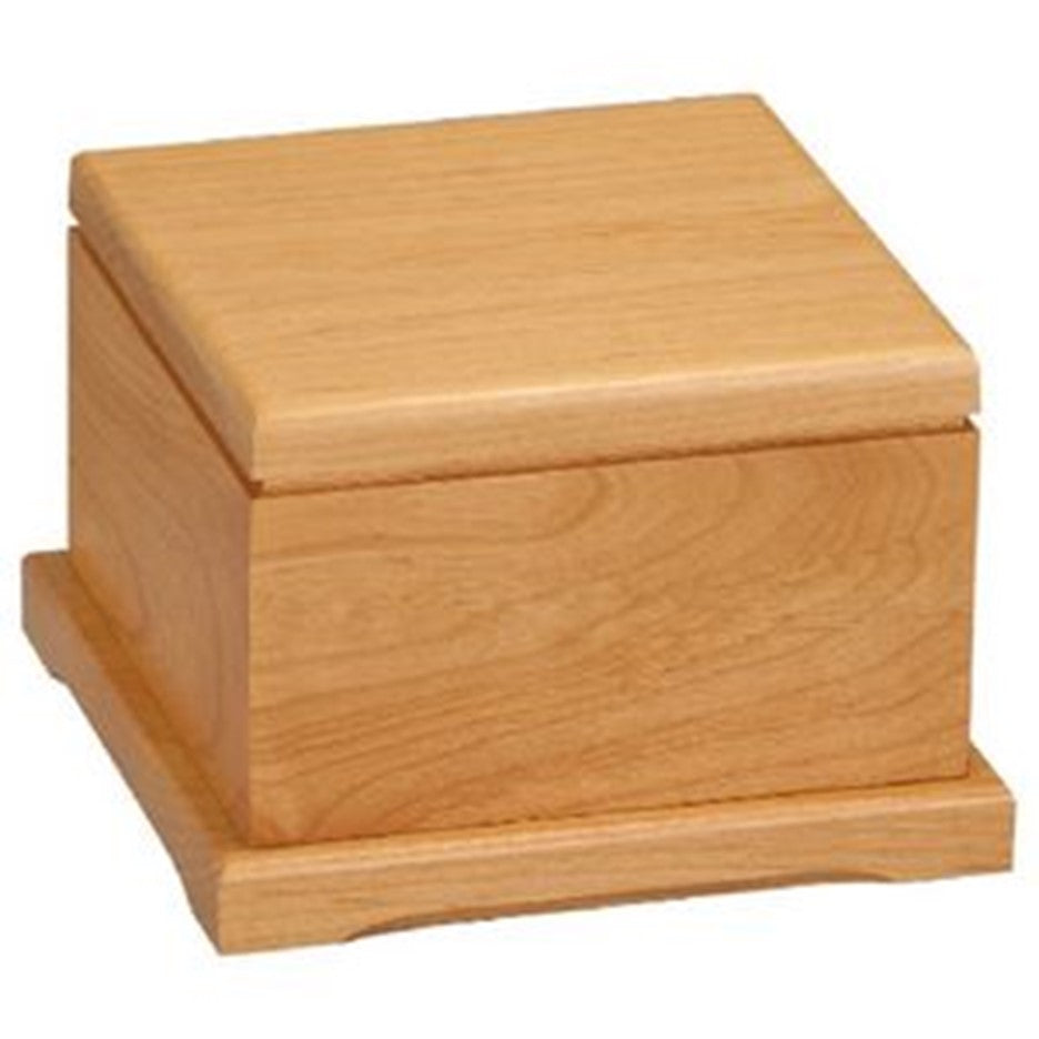 Personalized Wooden Pet Urn | Red Alder Wood Pet Urn Memorial Box | Keepsake Urn | Different Sizes | Laser Engraving Included