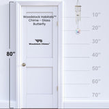 22" Glass Butterfly Habitats Wind Chime by Woodstock | Patio Chimes | Housewarming Gifts | #A34
