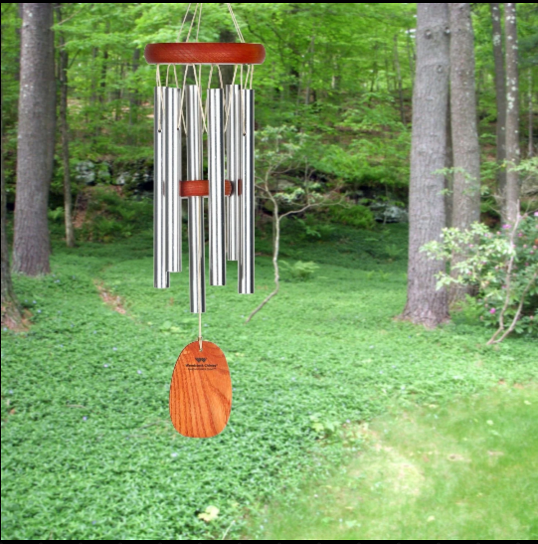 16" Amazing Grace Wind Chime by Woodstock | Engraved Wind Chimes | Bereavement Chimes | #A10