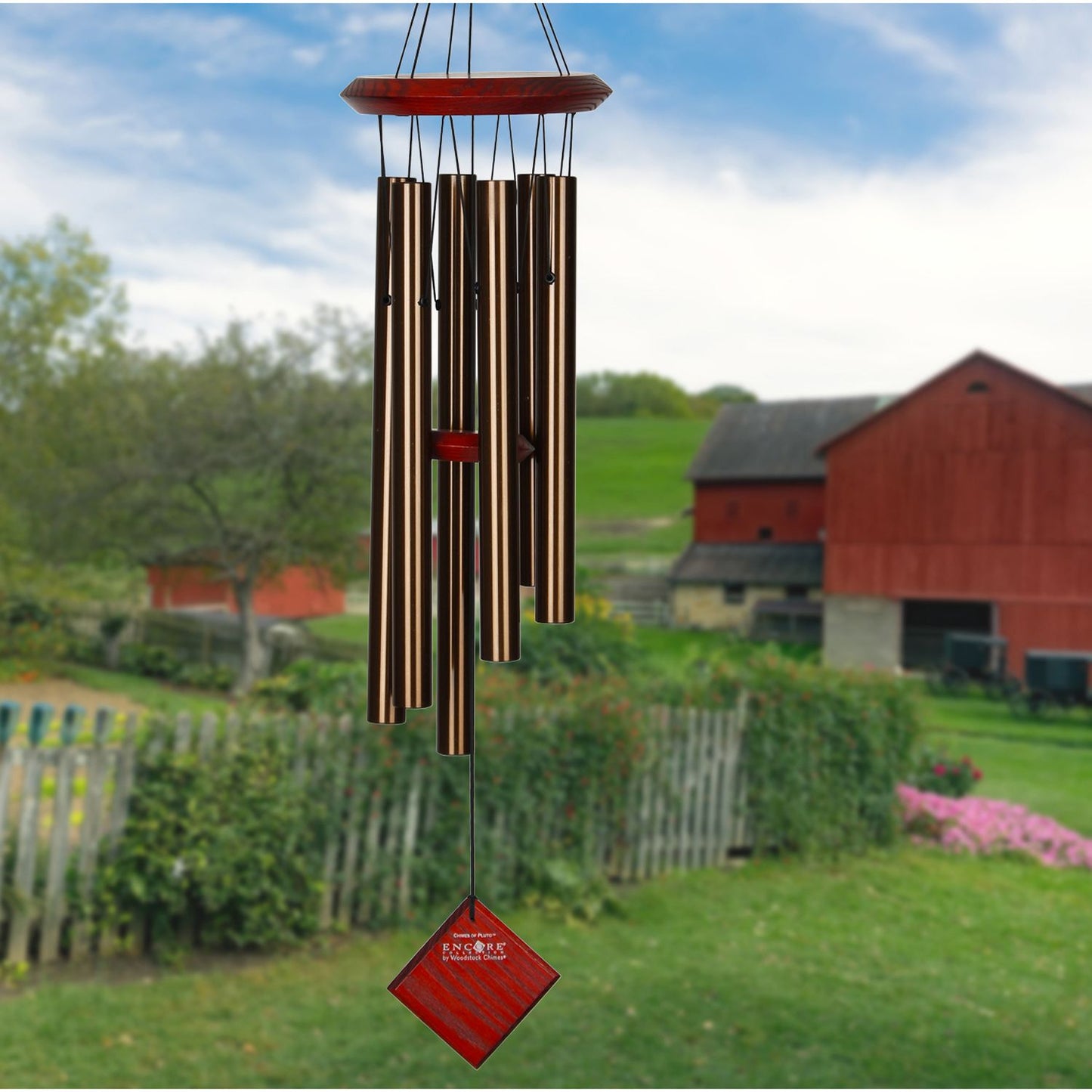 27" Chimes of Pluto Wind Chime by Woodstock - Multiple Colors Available | Engraved Chimes | Personalized Gifts | #A68