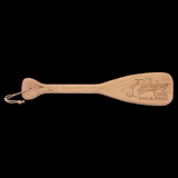 18"x4" Custom Engraved Boat Paddle with Leather String | Boat Award | Fishing & Outdoor Signs | Personalized Real Wood Oar Paddle Award | #A25