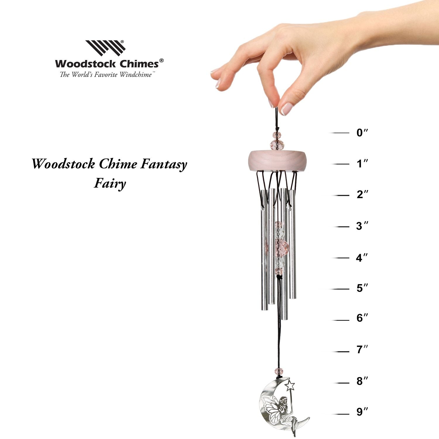 10" Fairy Fantasy Chime by Woodstock | Small Window Chime | Secret Santa Gift Idea