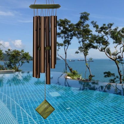 27" Chimes of Pluto Wind Chime by Woodstock - Multiple Colors Available | Engraved Chimes | Personalized Gifts | #A68