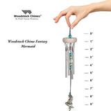10" Mermaid Fantasy Chime by Woodstock | Small Window Chime | Secret Santa Gift Idea