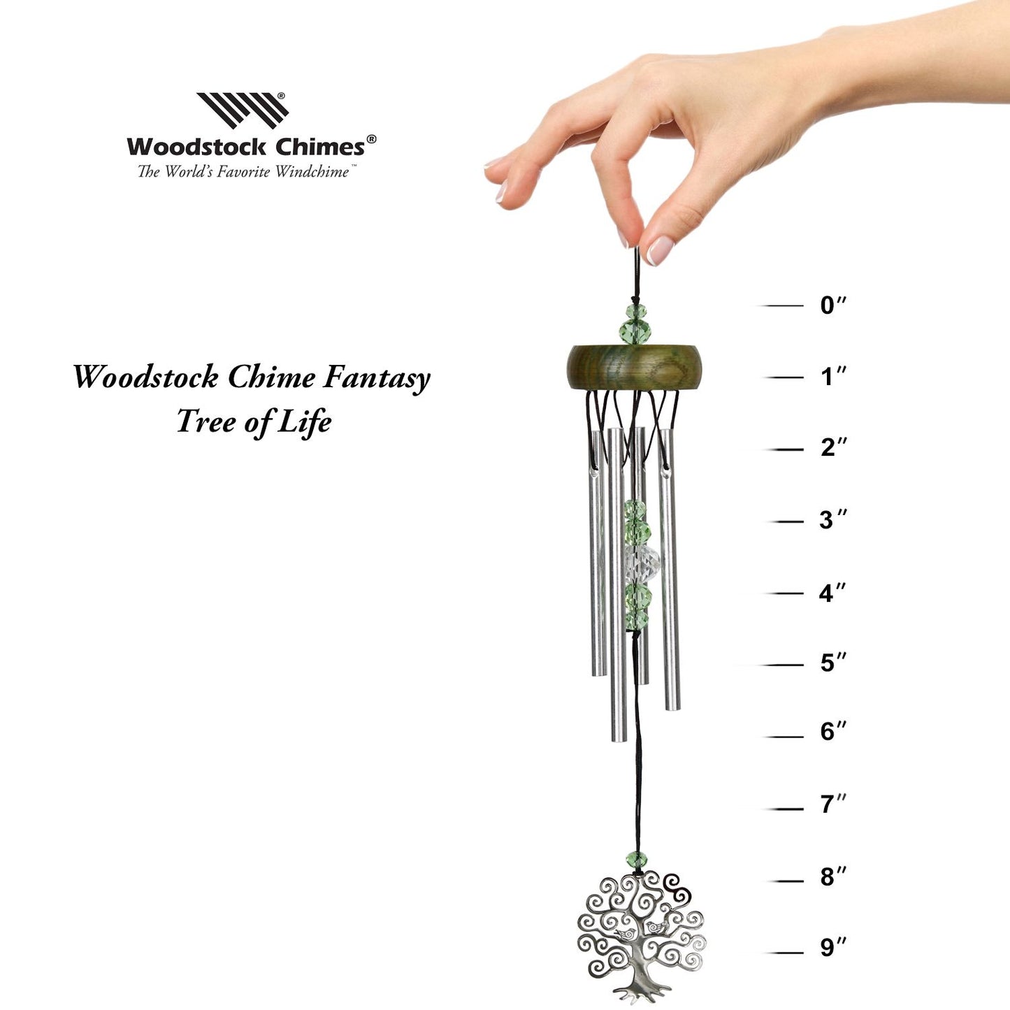 10" Chime Fantasy - Tree of Life by Woodstock | Secret Santa Gifts | Window Chimes | #A98