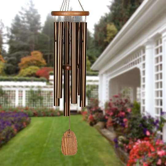 24" Amazing Grace Wind Chimes by Woodstock - Multiple Colors | Musically Tuned & Engraved Chimes |