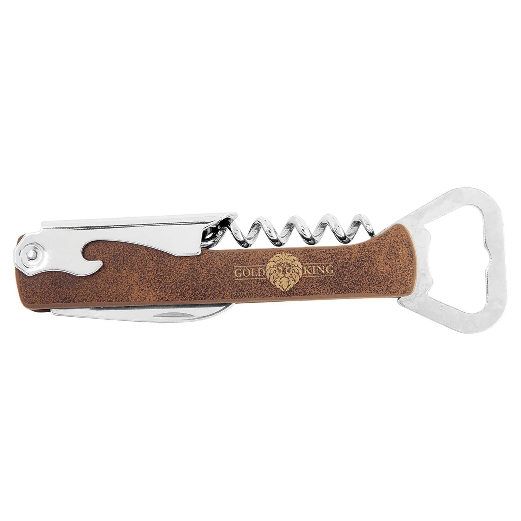 Custom Engraved Corkscrew Wine Bottle Opener | Groomsmen Gifts | Bridesmaid Gifts