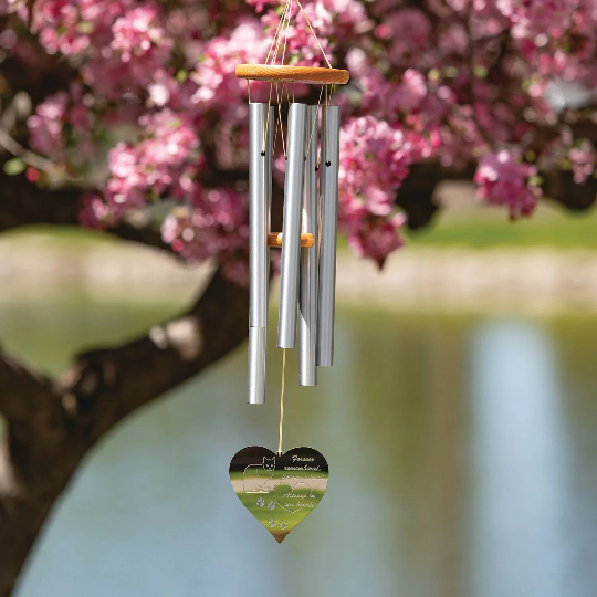 26" Cat Pet Remembrance Wind Chime by Woodstock | Sympathy Chimes | Remembrance Gifts | #A59