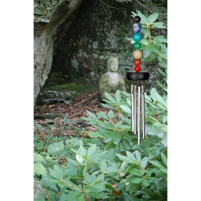 11" MINI Pocket Chakra Wind Chime by Woodstock | Outdoor Chimes