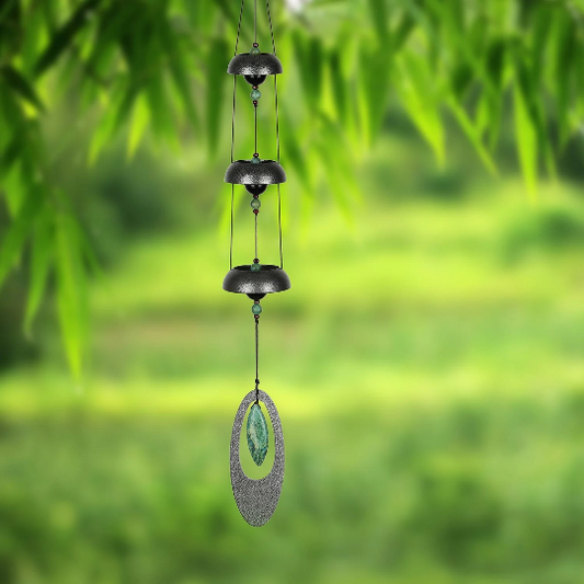 25" Jade Temple Bells Wind Chime by Woodstock | Housewarming Gifts | Gifts for Her