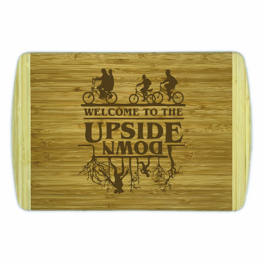 Stranger Things Inspired Wood Cutting Board | Welcome to The Upside Down | Boyfriend Gifts