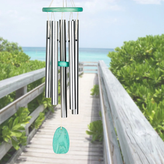 24" Beachcomber Gracious Green Musically Tuned Wind Chime by Woodstock | Custom Wind Chimes | Personalized Gifts