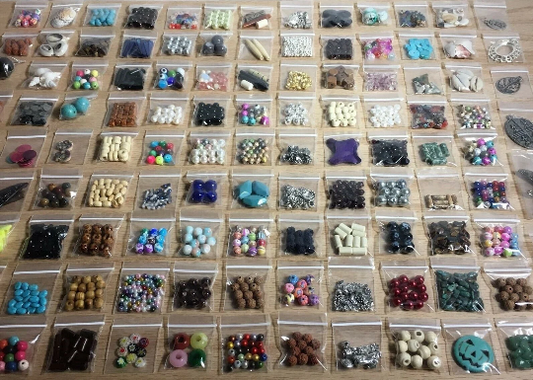 25 Bags of New Assorted Beads | Large Lot of Quality Beads | Jewelry Making Supplies | Craft Supplies