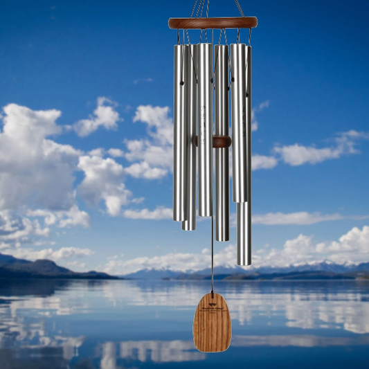 25" Affirmation - Virtues Wind Chime by Woodstock | Engraved Chimes | Grandparents Gifts | #A58