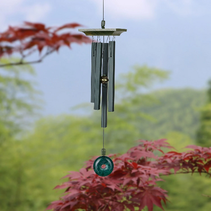 22" Jade Wind Chime by Woodstock | Outdoor Wind Chimes