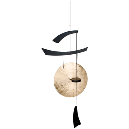 50" Large Black Emperor Gong by Woodstock |  Eastern Energies Wind Chimes | Housewarming Gifts | Patio Decor | Gifts for Mom