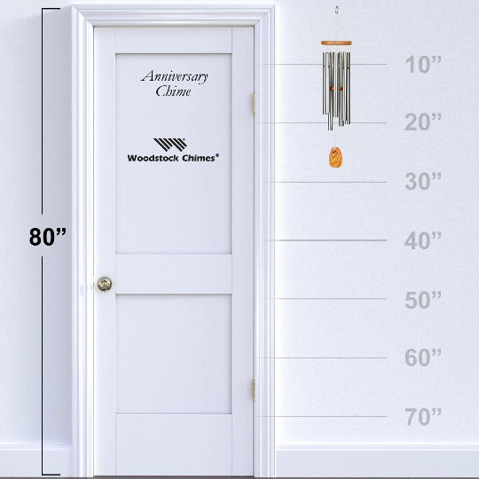 27" Anniversary Waltz Wind Chime by Woodstock | Engraved Chimes | Personalized Anniversary Gifts | #A64
