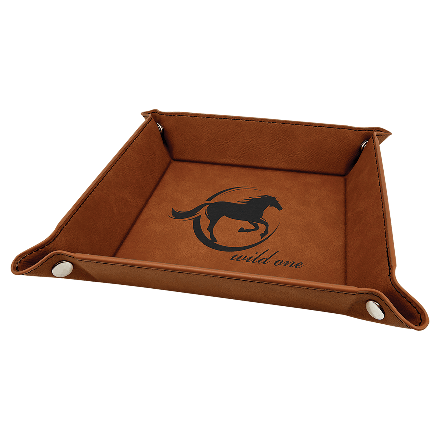 Custom Leather Valet Tray | Personalized Catch All Tray | Desk Organizer | Gifts for Him | Key Catcher Tray | Personal Items Tray