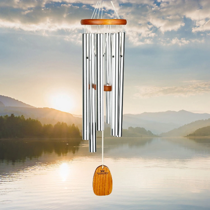 24" Amazing Grace Wind Chimes by Woodstock - Multiple Colors | Musically Tuned & Engraved Chimes |