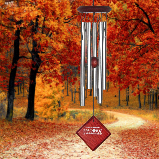 14" SMALL Musically Tuned Chimes of Mercury Wind Chimes by Woodstock - Multiple Colors | Outdoor Chimes
